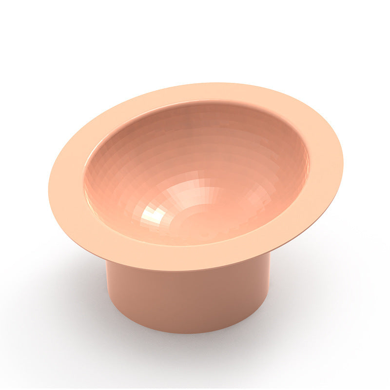 HKM-534803 Oblique Opening Large Caliber Cat Bowl with Neck Protection in Multiple Colors