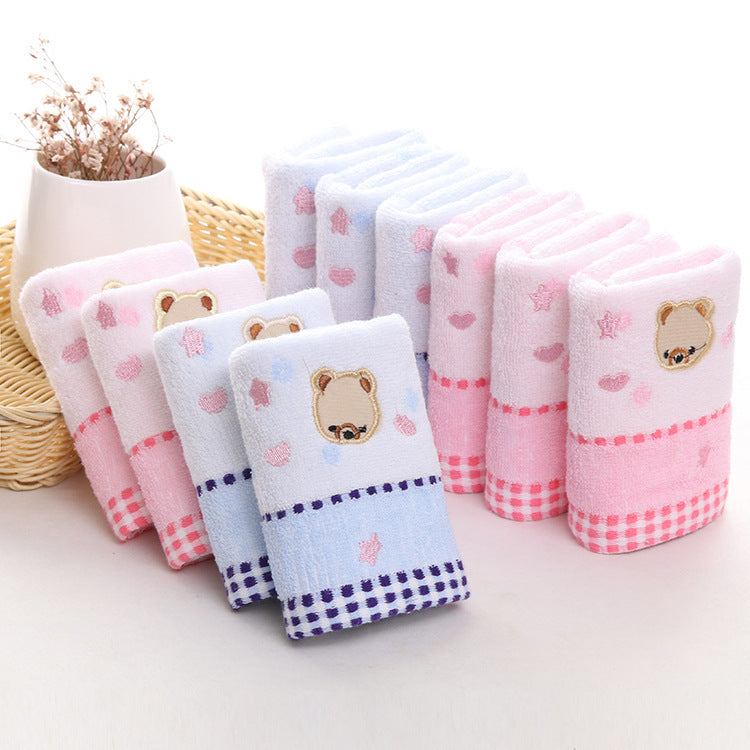 HKM-534867 Cotton Cartoon Towel for Kids - Soft, Absorbent, and Quick-Drying