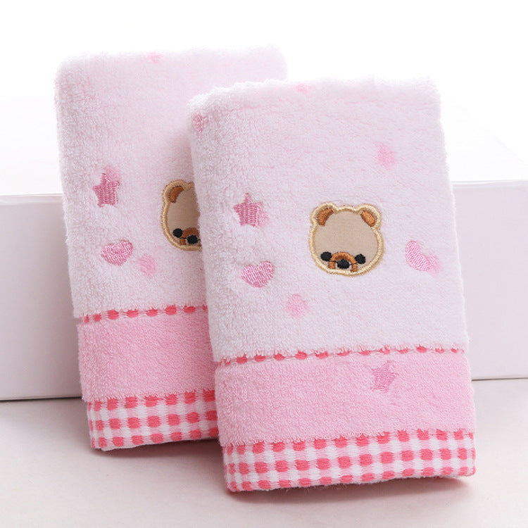 HKM-534867 Cotton Cartoon Towel for Kids - Soft, Absorbent, and Quick-Drying