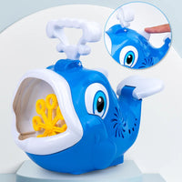 HKM-535123 Electric Cartoon Whale Bubble Maker with Music for Outdoor Kids Activities