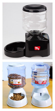 HKM-535315 5.5L Automatic Pet Feeder with Voice Recording and LCD Display for Dogs and Cats