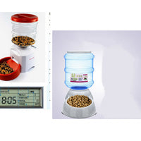 HKM-535315 5.5L Automatic Pet Feeder with Voice Recording and LCD Display for Dogs and Cats