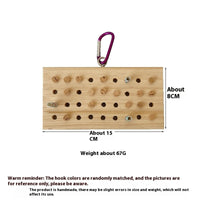HKM-535379 Hanging Solid Wood Keyboard Toy for Parrot Training and Decompression