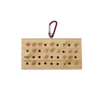 HKM-535379 Hanging Solid Wood Keyboard Toy for Parrot Training and Decompression