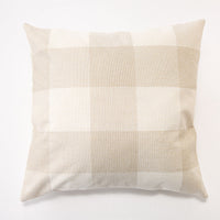 HKM-535507 Lattice Square Linen Pillowcase for Living Room Sofa - Choice of 5 Colors