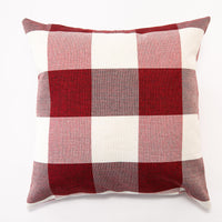 HKM-535507 Lattice Square Linen Pillowcase for Living Room Sofa - Choice of 5 Colors