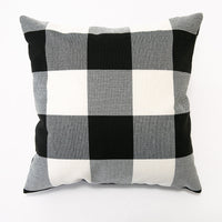 HKM-535507 Lattice Square Linen Pillowcase for Living Room Sofa - Choice of 5 Colors