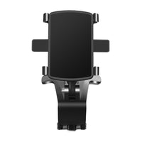 HKM-535507 Multi-Function Car Phone Holder for Dashboard, Rearview Mirror, and Sun Visor - Fits 3-7 Inch Devices