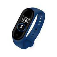 HKM-535955 Heart Rate and Blood Pressure Smart Band Wristband with Touch Operation, Fitness Reminder, Available in Blue, Black, Red