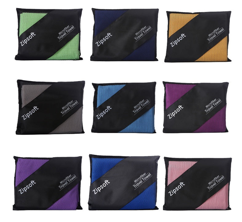 HKM-536019 Superfine Fiber Exercise Towel - Multiple Sizes Available