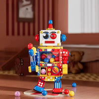 HKM-536083 Funky Deformation Cartoon Robot Building Block Set for Creative Engineering Play