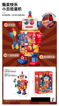 HKM-536083 Funky Deformation Cartoon Robot Building Block Set for Creative Engineering Play