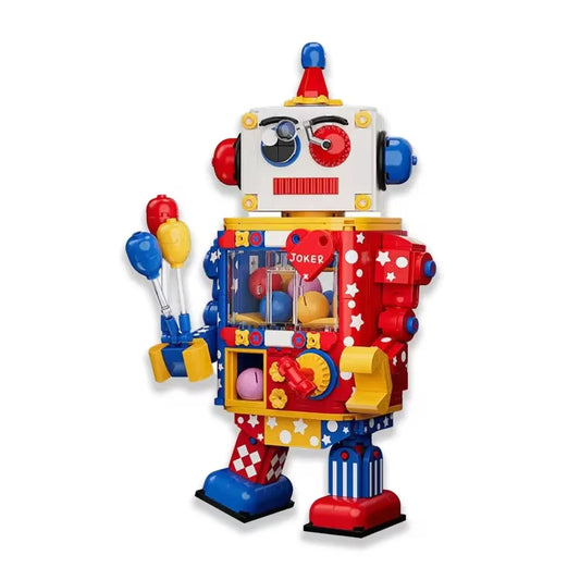 Funky Deformation Cartoon Robot Building Block Set for Creative Engineering Play