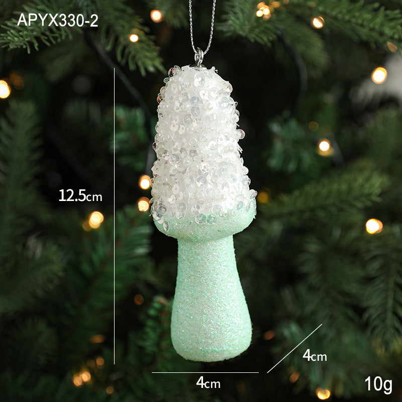 HKM-536211 Creative Ice Cream and Candy Christmas Tree Decorations – Pastoral Foam Hanging Ornaments