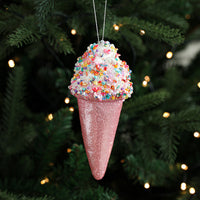HKM-536211 Creative Ice Cream and Candy Christmas Tree Decorations – Pastoral Foam Hanging Ornaments