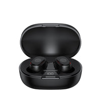 HKM-536339 Bluetooth 5.0 Mini Headset with Voice Control and Battery Display - Dual Ear, Stereo Sound