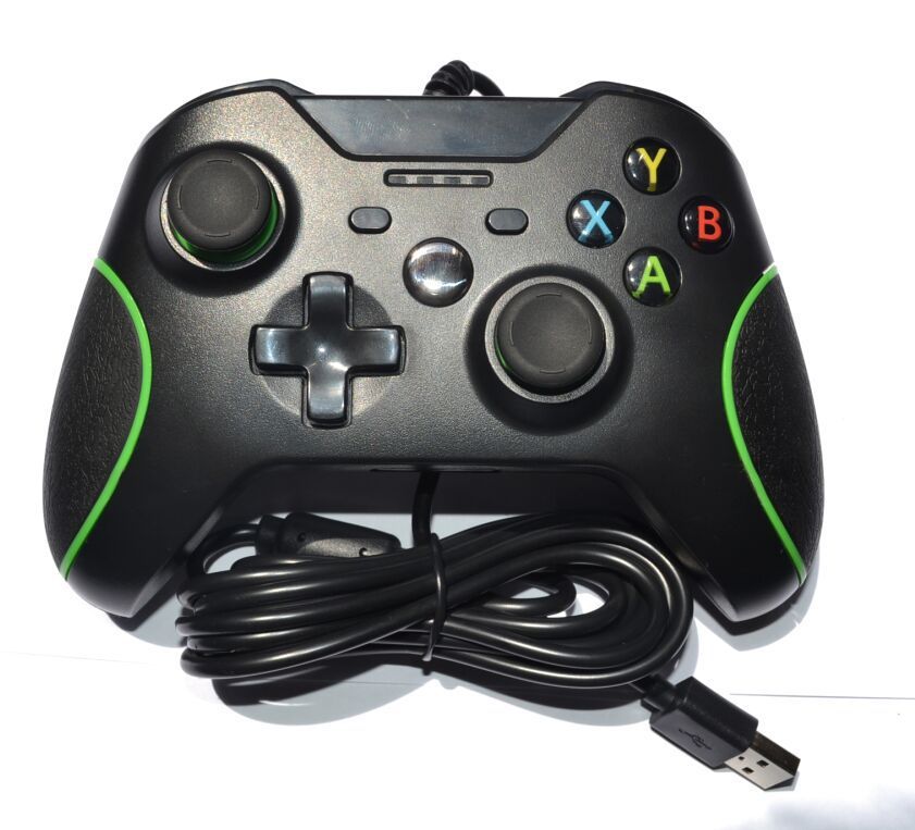HKM-536467 Wired USB Game Controller for Xbox One – Ergonomic Design with Dual Vibration Function