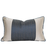 HKM-536595 Minimalist Blue Pine Cypress and Jacquard Pillowcase Set