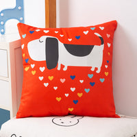 HKM-536659 Plush Double-Sided Cute Animals Pillow Cover – Washable and Removable, 40x40cm, 45x45cm, 50x50cm
