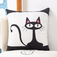 HKM-536659 Plush Double-Sided Cute Animals Pillow Cover – Washable and Removable, 40x40cm, 45x45cm, 50x50cm