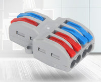 HKM-536787 Universal Quick Wire Connector - 32A, 250V/4KV, Fire Insulated Shell, Brass Guide, for Wire Connections
