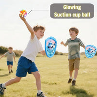 HKM-536851 Colorful Light-Up Baseball Target Game for Kids, Two-Person Catching Activity for Ages 5 and Up