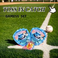 HKM-536851 Colorful Light-Up Baseball Target Game for Kids, Two-Person Catching Activity for Ages 5 and Up