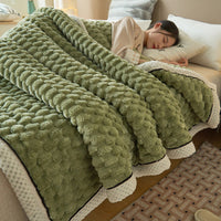 HKM-536915 Double-Layer Velvet Nap Blanket in Various Sizes and Colors