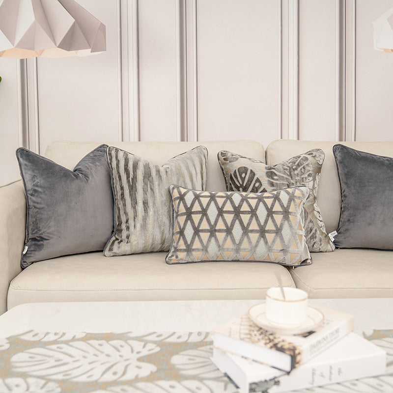 HKM-536915 Fashionable Simple Printing Polyester Fiber Pillowcase - Various Patterns Available