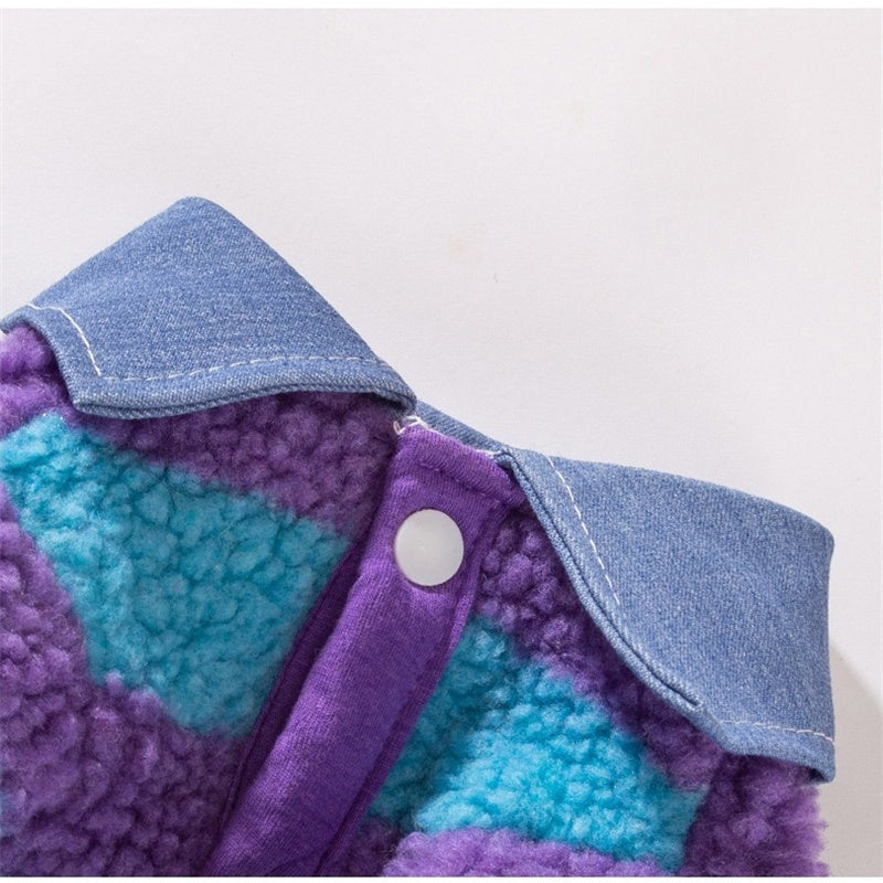 HKM-537235 Cozy Winter Sweater with Leash Hole for Small to Medium Breeds and Cats