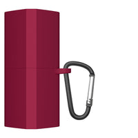 HKM-537491 Stylish Silicone Case for Huawei FreeBuds Lipstick - Red/Wine Red