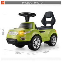 HKM-537555 Battery Operated 6V Ride-On Car for Kids - Red, White, and Yellow Options