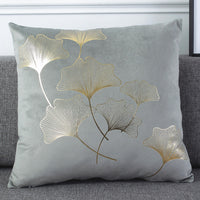 HKM-537811 Holland Velvet Geometric Bronzing Pillowcase - 45x45 cm, Light Luxury Decor for Any Space