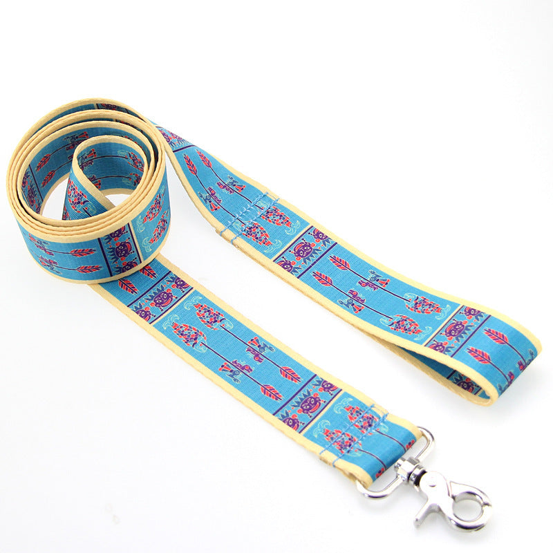 HKM-537939 Adjustable Nylon Chest Strap and Leash for Medium and Small Dogs