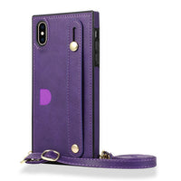HKM-538003 Leather Phone Case with Back Cover and Card Holder for Enhanced Protection and Utility