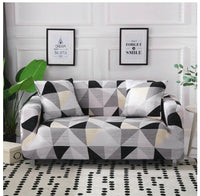 HKM-538131 Checkered Modern Sofa Cover for Three-Seater - Full Furniture Protection in Various Styles