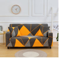HKM-538131 Checkered Modern Sofa Cover for Three-Seater - Full Furniture Protection in Various Styles