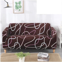 HKM-538131 Checkered Modern Sofa Cover for Three-Seater - Full Furniture Protection in Various Styles