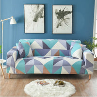 HKM-538131 Checkered Modern Sofa Cover for Three-Seater - Full Furniture Protection in Various Styles