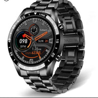 HKM-538259 Bluetooth Smart Watch with 1.3-inch Touch Screen, Step Counting, Health Monitoring, and Message Alerts