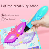 HKM-538323 3D Painting Pen Set for Kids - High Temperature PLA Filament, Creative Educational Drawing Toy