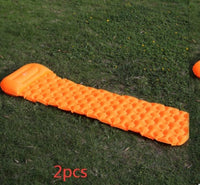 HKM-538579 Inflatable Double Camping Mat with Lycra for Outdoor Activities