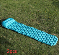 HKM-538579 Inflatable Double Camping Mat with Lycra for Outdoor Activities