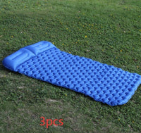 HKM-538579 Inflatable Double Camping Mat with Lycra for Outdoor Activities