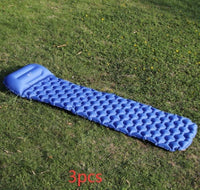HKM-538579 Inflatable Double Camping Mat with Lycra for Outdoor Activities