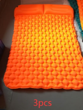 HKM-538579 Inflatable Double Camping Mat with Lycra for Outdoor Activities