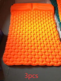 HKM-538579 Inflatable Double Camping Mat with Lycra for Outdoor Activities
