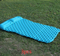 HKM-538579 Inflatable Double Camping Mat with Lycra for Outdoor Activities