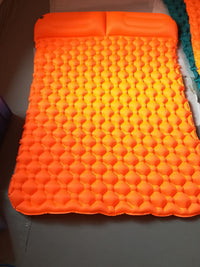 HKM-538579 Inflatable Double Camping Mat with Lycra for Outdoor Activities