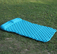 HKM-538579 Inflatable Double Camping Mat with Lycra for Outdoor Activities